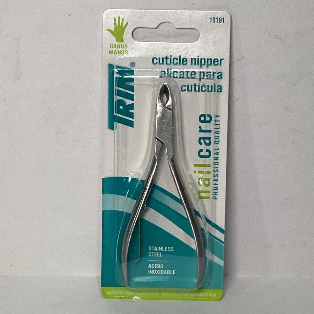 Trim Cuticle Nipper Stainless Steel Pro Quality Model 19191 Brand New Sealed